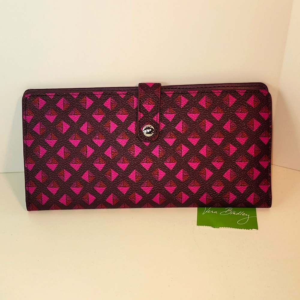 Vera Bradley Pink and Black Travel Bag